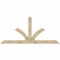 Ekena Millwork Richland Rough Sawn Timber Gable Bracket, Douglas Fir, 108"W x 49"H x 4"D x 6"F, 11/12 Pitch GBW108X49X0406RIC00RDF - alternate 1